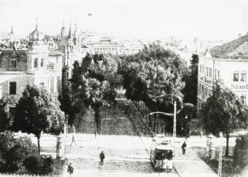 Stadtarchiv Weimar, 60 10-5/25, Blick vom Jubiläumsplatz in die Sophienstraße , um 1910