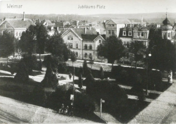 Stadtarchiv Weimar, 60 10-5/25, Blick auf den Jubiläumsplatz, 1910