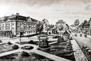 Stadtarchiv Weimar, 60 10-5/25, Blick auf den Jubiläumsplatz, um 1930