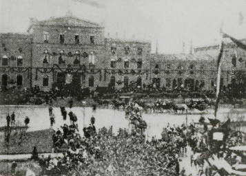 Stadtarchiv Weimar, 60 10-5/25, Blick auf den Jubiläumsplatz, heutiger August-Baudert-Platz, 1912