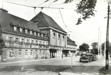 Stadtarchiv Weimar, 60 10-5/25, Blick in die Schopenhauerstraße, 1955