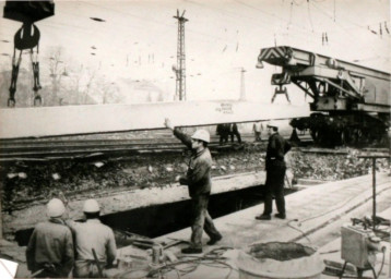 Stadtarchiv Weimar, 60 10-5/25, Sanierung von Brückenträgern der Unterführung Buttelstedter Straße, 1983