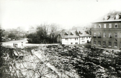 Stadtarchiv Weimar, 60 10-5/23, Blick vom Am Viadukt zum Am Asbach, um 1930