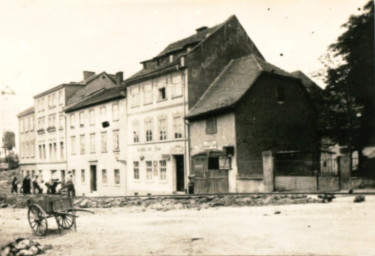 Stadtarchiv Weimar, 60 10-5/26, Blick auf Gebäude Friedrich-Ebert-Straße 1-5, 1937