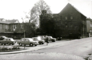 Stadtarchiv Weimar, 60 10-5/26, Blick von der Meyerstraße in die Brennerstraße, 1987