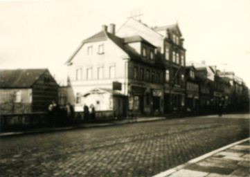 Stadtarchiv Weimar, 60 10-5/26, Ende der Straße "Am Viadukt" und Anfang der Ettersburger Strasse, 1937