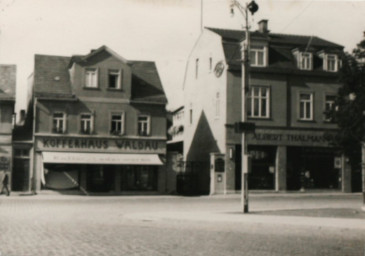 Stadtarchiv Weimar, 60 10-5/26, Blick auf die Ettersburger Strasse 7 und 9, 1933