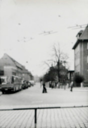 Stadtarchiv Weimar, 60 10-5/26, Blick aus der Ernst-Thälmann-Straße in den Friedrich-Engels-Ring (heute Fuldaer Straße), 1975