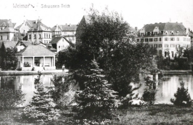 Stadtarchiv Weimar, 60 10-5/28, Blick auf den Schwansee, um 1920