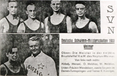 Stadtarchiv Weimar, 60 10-5/28, Deutsche Schwimm-Meisterschaften Weimar, wohl 1933