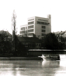 Stadtarchiv Weimar, 60 10-5/28, Blick zum Friedrich-Schiller-Gymnasium, wohl 1936