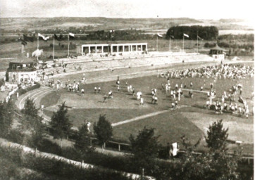 Stadtarchiv Weimar, 60 10-5/28, Blick auf die Thüringische Landeskampfbahn, um 1930