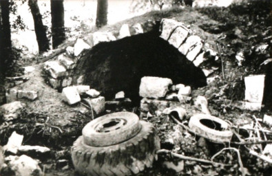 Stadtarchiv Weimar, 60 10-5/29, Blick zur Brunnenenstube im Rabenwäldchen, wohl 1983