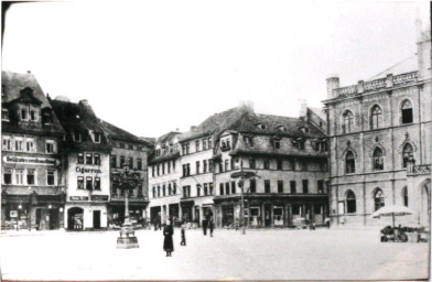 Stadtarchiv Weimar, 60 10-5/3 Bd. 1, Blick vom Markt in Richtung Rathaus, um 1900