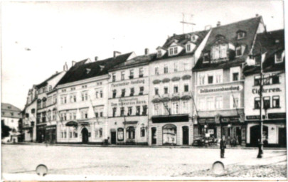 Stadtarchiv Weimar, 60 10-5/3 Bd. 1, Blick vom Markt auf die Marktsüdseite, vor 1926