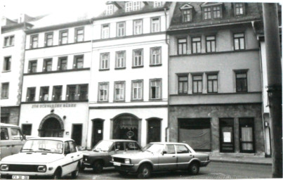 Stadtarchiv Weimar, 60 10-5/3 Bd. 1, Blick auf die Marktsüdseite, nach 1945