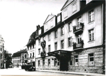 Stadtarchiv Weimar, 60 10-5/3 Bd. 1, Blick vom Markt zum Fürstenplatz, um 1930