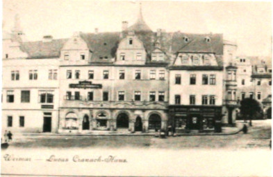 Stadtarchiv Weimar, 60 10-5/3 Bd. 1, Blick auf die Marktostseite, um 1890