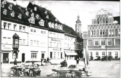 Stadtarchiv Weimar, 60 10-5/3 Bd. 1, Blick auf den Markt , um 1900