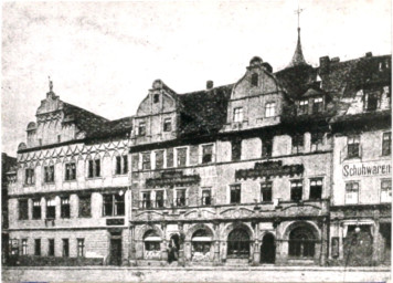 Stadtarchiv Weimar, 60 10-5/3 Bd. 1, Blick auf die Marktostseite, um 1905