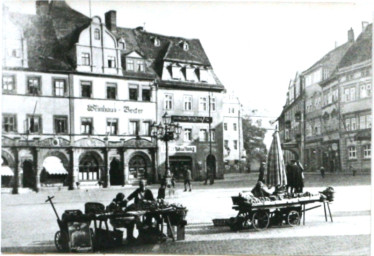 Stadtarchiv Weimar, 60 10-5/3 Bd. 1, Blick vom Markt zum Fürstenplatz, wohl 1928