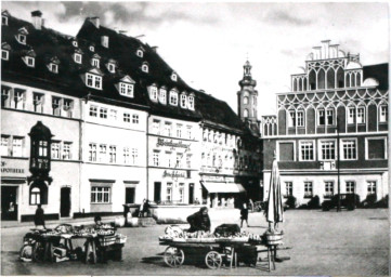 Stadtarchiv Weimar, 60 10-5/3 Bd. 1, Blick auf den Markt, vor 1945