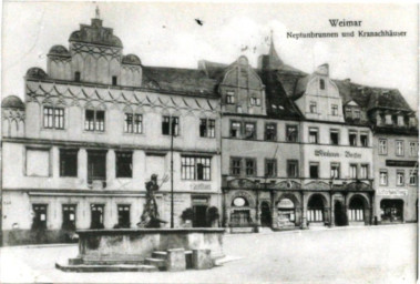 Stadtarchiv Weimar, 60 10-5/3 Bd. 1, Blick auf die Marktostseite, 1928