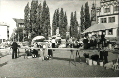 Stadtarchiv Weimar, 60 10-5/3 Bd. 1, Blick auf den Markt , um 1970