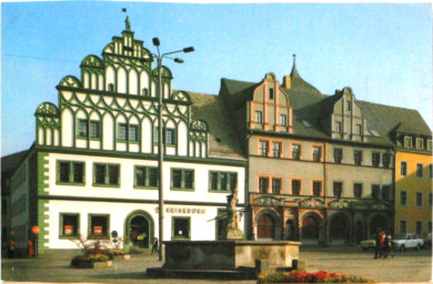 Stadtarchiv Weimar, 60 10-5/3 Bd. 1, Blick auf die Marktostseite, 1985