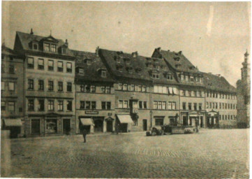 Stadtarchiv Weimar, 60 10-5/3 Bd. 1, Blick auf die Marktnordseite, um 1885