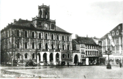 Stadtarchiv Weimar, 60 10-5/3 Bd. 1, Blick auf den Markt, vor 1945