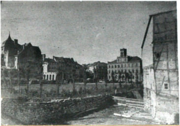 Stadtarchiv Weimar, 60 10-5/3 Bd. 1, Blick vom Grünen Markt zum Markt, um 1950