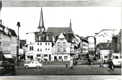 Stadtarchiv Weimar, 60 10-5/3 Bd. 1, Blick vom Markt in die Dimitroffstraße, um 1960