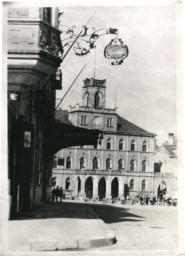 Stadtarchiv Weimar, 60 10-5/3 Bd. 2, Blick auf den Markt mit Rathaus, vor 1945