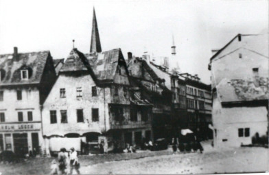 Stadtarchiv Weimar, 60 10-5/3 Bd. 2, Blick vom Markt in die Dimitroffstraße, um 1950