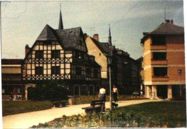 Stadtarchiv Weimar, 60 10-5/3 Bd. 2, Blick vom Markt in die Dimitroffstraße, um 1984