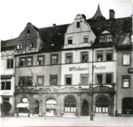 Stadtarchiv Weimar, 60 10-5/3 Bd. 2, Markt 11 und 12, um 1920