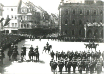 Stadtarchiv Weimar, 60 10-5/3 Bd. 2, Blick auf den Markt, wohl 1925