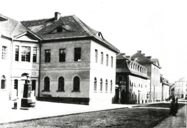 Stadtarchiv Weimar, 60 10-5/30 Bd. 1, Blick in die Bürgerschulstraße, um 1890