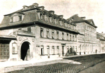 Stadtarchiv Weimar, 60 10-5/30 Bd. 1, Blick zum Bertuchhaus, wohl 1890