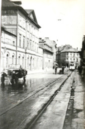 Stadtarchiv Weimar, 60 10-5/30 Bd. 1, Blick in die Bürgerschulstraße, wohl 1930