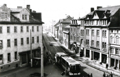 Stadtarchiv Weimar, 60 10-5/30 Bd. 1, Blick auf die Karl-Liebknecht-Straße, wohl 1986