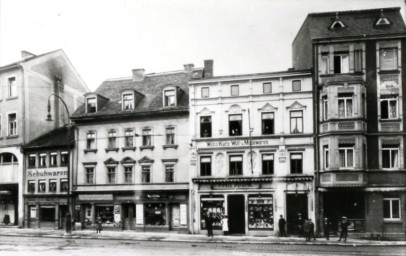 Stadtarchiv Weimar, 60 10-5/30 Bd. 1, Blick von der Breitenstraße in die Bürgerschulstraße, um 1910