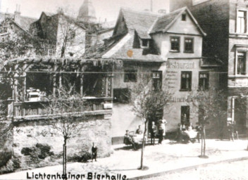 Stadtarchiv Weimar, 60 10-5/30 Bd. 1, Blick auf die Bürgerschulstraße 14, wohl 1908