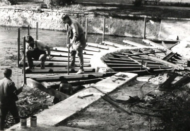 Stadtarchiv Weimar, 60 10-5/30 Bd.2, Sanierung im Weimarhallenpark, um 1983