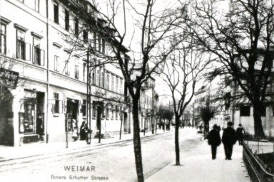 Stadtarchiv Weimar, 60 10-5/31 Bd.1, Blick in die Innere Erfurter Straße, wohl 1910