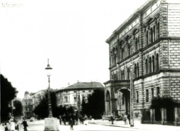 Stadtarchiv Weimar, 60 10-5/31 Bd.1, Blick auf den Sophienstiftsplatz, ohne Datum