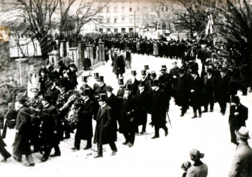 Stadtarchiv Weimar, 60  10-5/31 Bd.1, Blick auf den Sophienstiftsplatz, wohl 1920