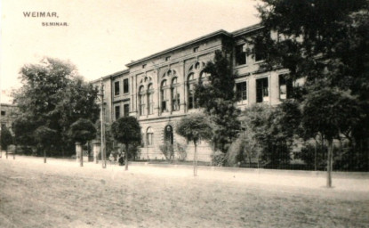 Stadtarchiv Weimar, 60 10-5/31 Bd.1, Seminarstraße 1, um 1900