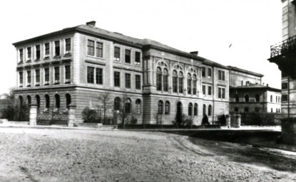 Stadtarchiv Weimar, 60 10-5/31 Bd.1, Blick aus der Kaiserin-Augusta-Straße in die Seminarstraße , um 1895